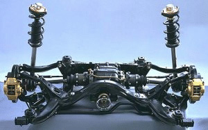R34 Nissan Skyline GT-R Rear Suspension Picture